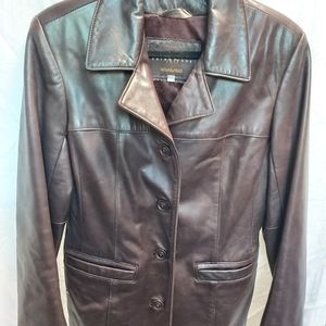 Lamb leather jacket